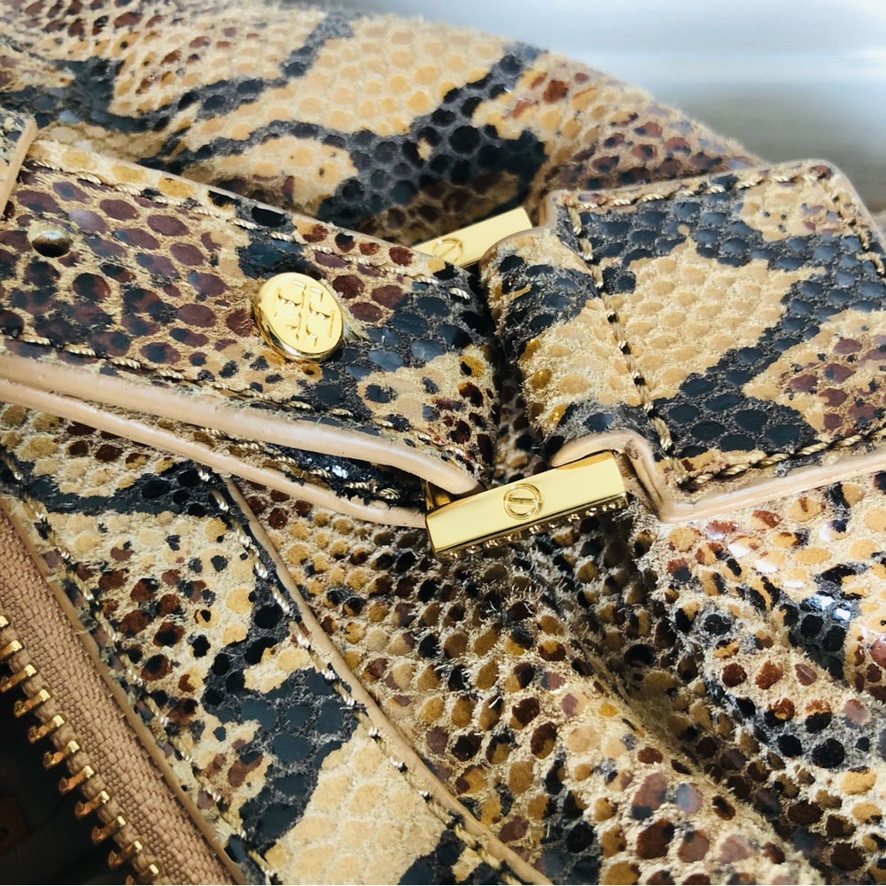 Tory Burch Python Snakeskin Satchel Shoulder Bag - image 7